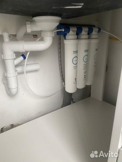 Установка трехступенчатого фильтра