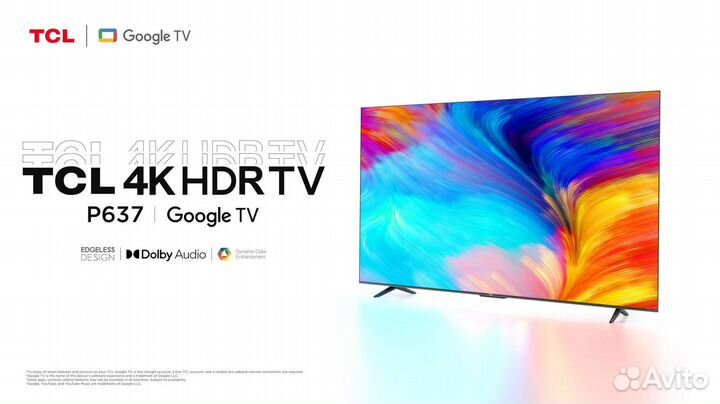 Телевизор TCL 55p637. Новый