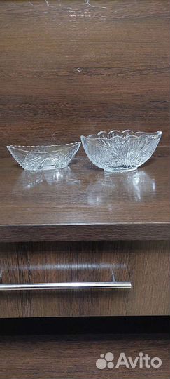 Салатник хрустальный 2шт