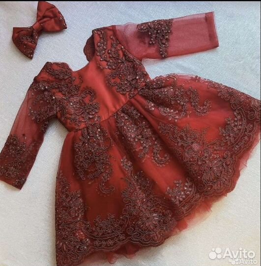 Платье для девочки новое 80