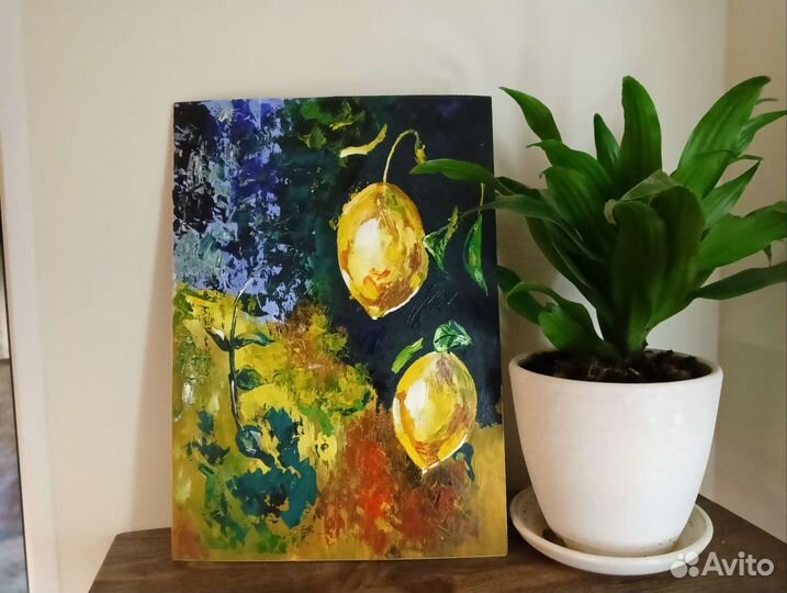 Картина лимоны