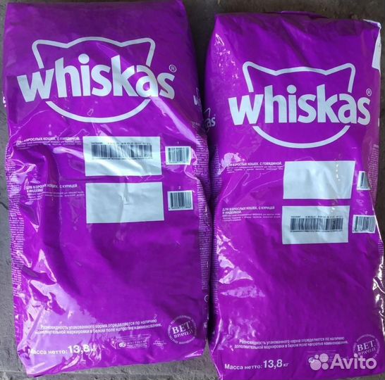 Whiskas корм для кошек 13.8кг