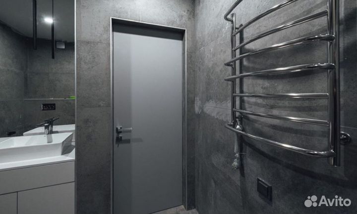 Скрытые межкомнатные двери под отделку