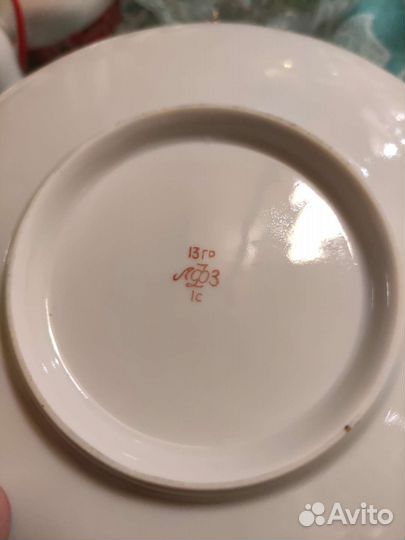 Чайные пары от сервиза северный лфз