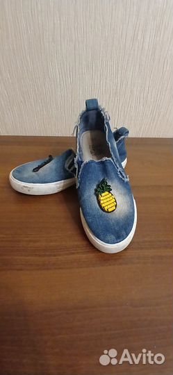 Слипоны для девочки 34 размер