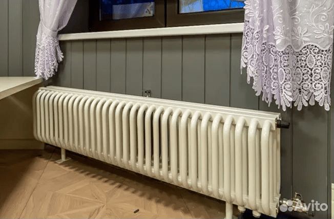 Стальной трубчатый радиатор отопления кзто рс 4, ч