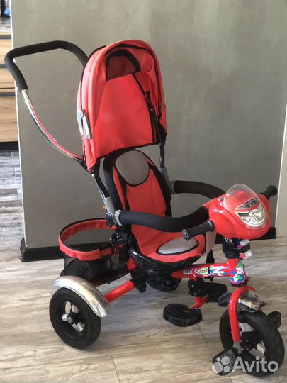 Велосипед коляска с ручкой