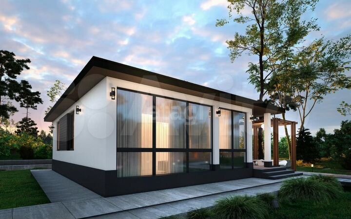 Дом 79,9 м² на участке 8 сот.