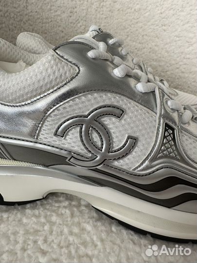 Кроссовки Chanel trainers silver 35-40