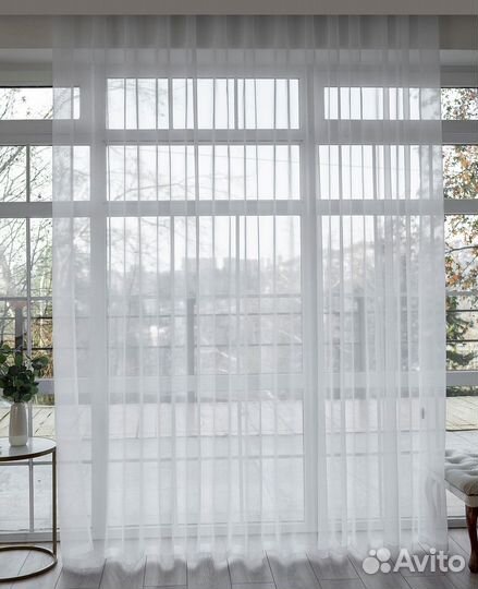 Комплект Шторы + Тюль Зарина Бронза и Вуаль