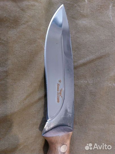 Ножи охотничьи из стали Х12мф, D2 и 65х13