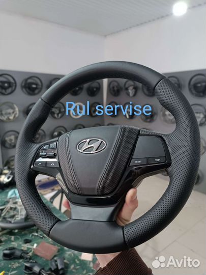 Руль на hyundai solaris 2 2017 с обогревом