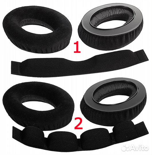 Амбушюры+накладка Sennheiser HD650, 600, 660, 580