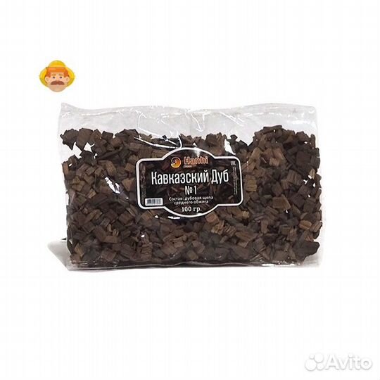 Дубовые чипсы для настаивания средний обжиг 100 гр
