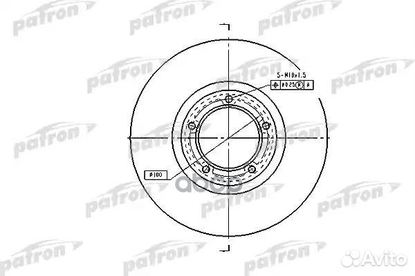 Диск тормозной передн ford: transit c бортовой
