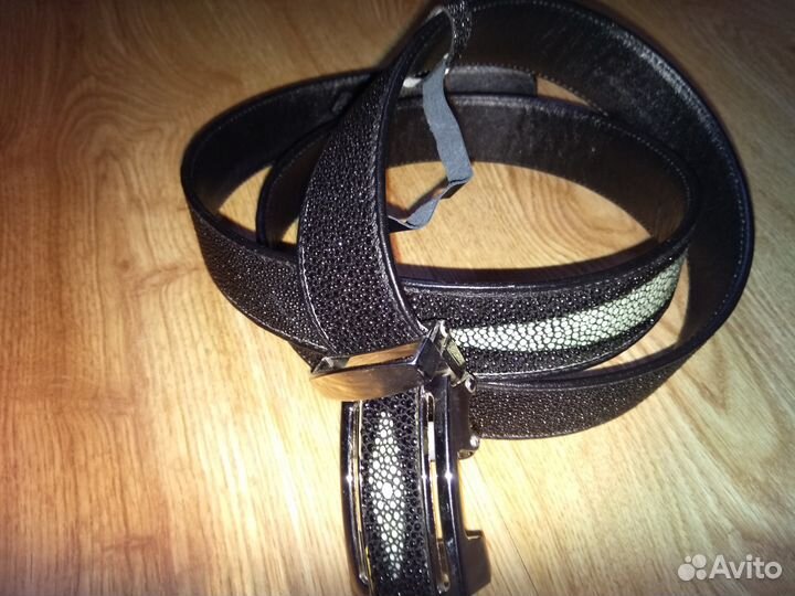 Ремень из кожи морского ската