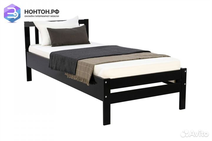 Кровать Массив 0.9 м венге