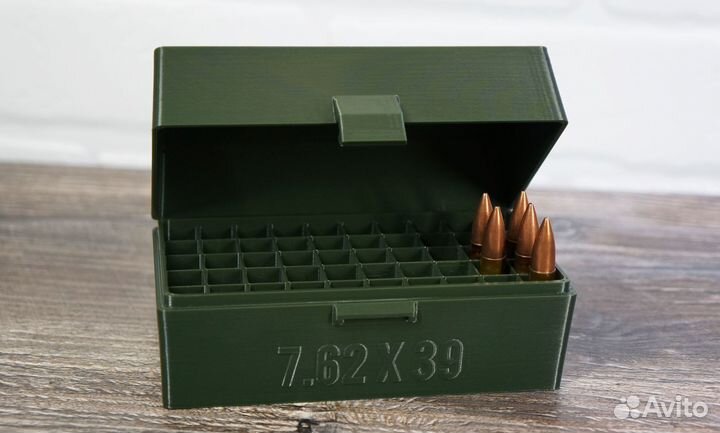 Кейс Ammobox Kalashnikov для 50 патронов 7.62х39