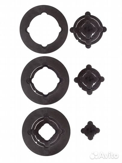 Металлическое кольцо на печь 36 см., сталь 3 мм