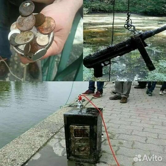 Поисковые магниты двухсторонние