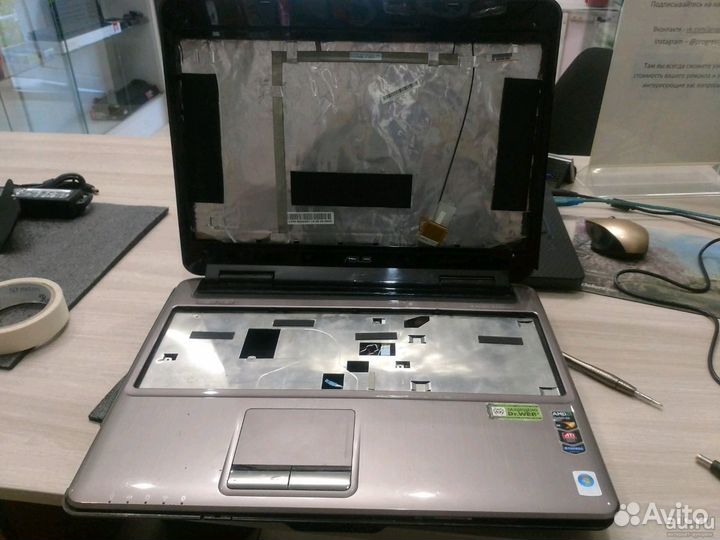 Корпусные части ноутбуков asus с разбора