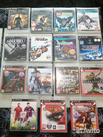 Игры диски для ps3