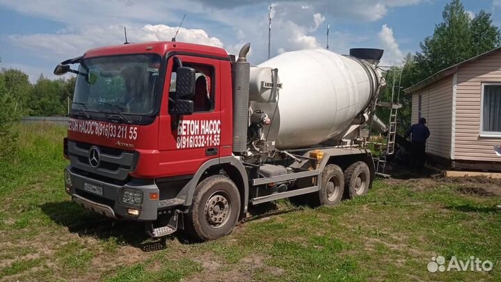Бетон с доставкой миксером