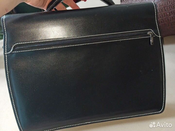 Кожаная папка для документов