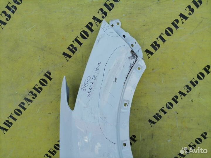 Крыло переднее правое Hyundai Santa Fe 2012-2018