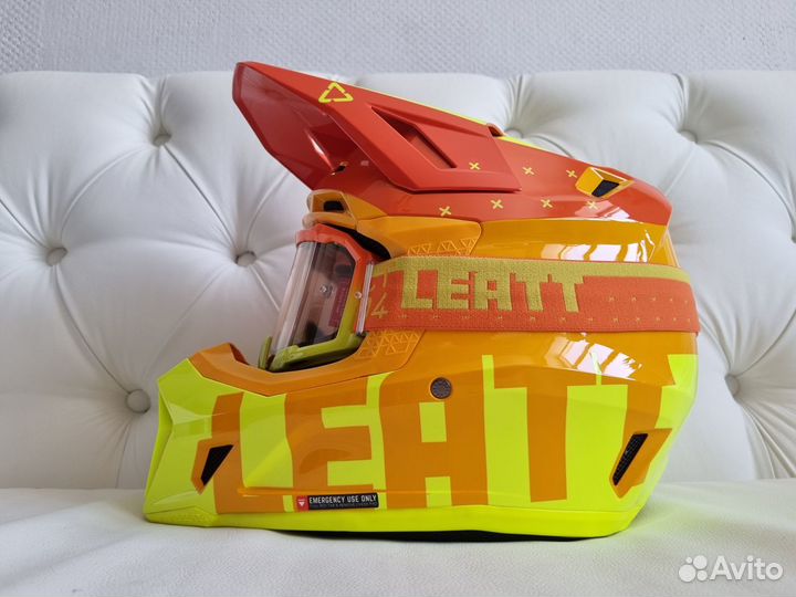 Маска + Шлем Leatt Moto 7.5 V23 Helmet Kit Citrus