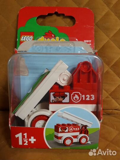Лего дупло пожарная машина оригинал