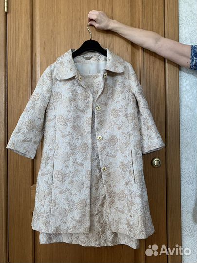 Костюм платье и пальто Tenax, 44 размер