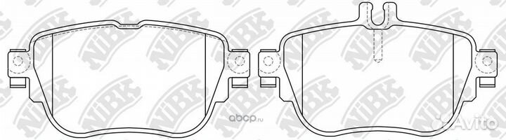 Колодки тормозные дисковые
