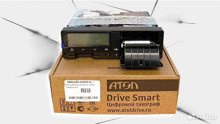 Тахограф Atol Drive SMART с скзи (нкм).Под ключ