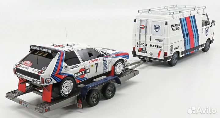 Lancia rally SET winner 1986 1/18 Otto