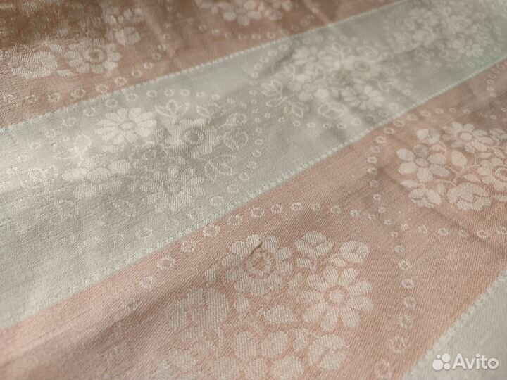 Простыни лён жаккард СССР