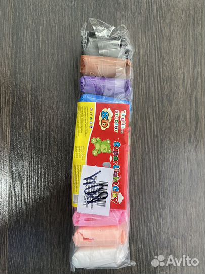 Воздушный пластилин 12 цветов