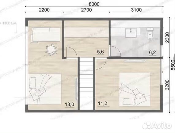 Каркасный дом A-Frame 100 м2 под ключ