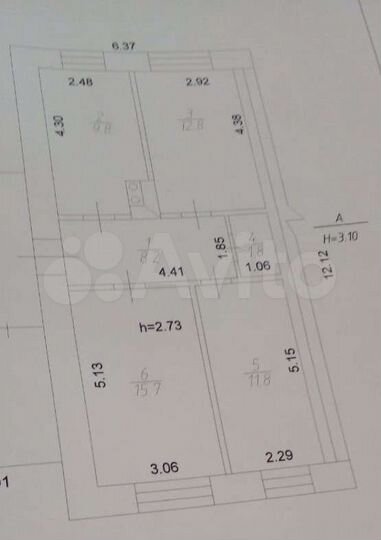 Дом 77,2 м² на участке 10,9 сот.