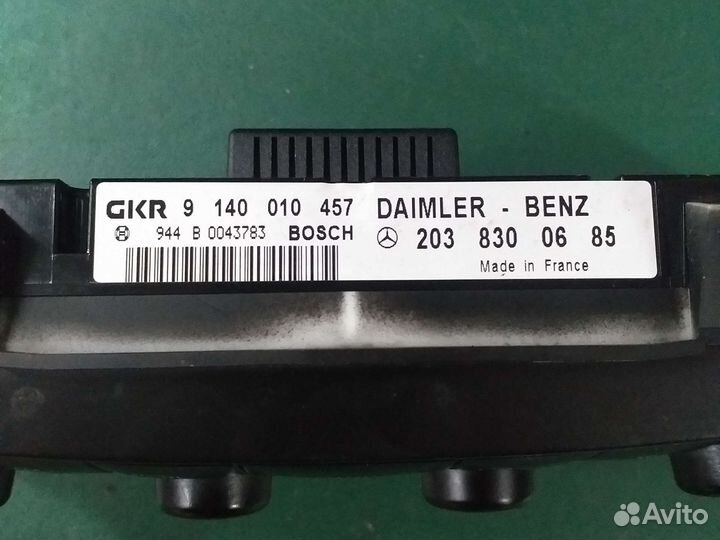 Блок климат контроля Mercedes W203