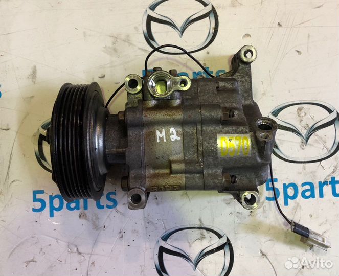 Компрессор кондиционера Мазда 2 (DE) 2007-2015