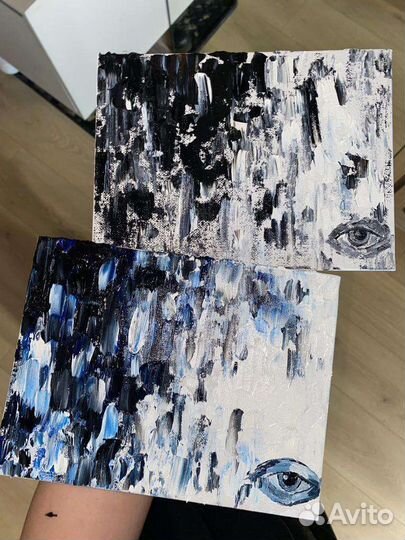 Картина маслом абстракция