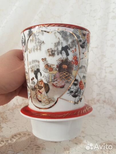 Фарфоровая кружка заварник Гейши 20е годы