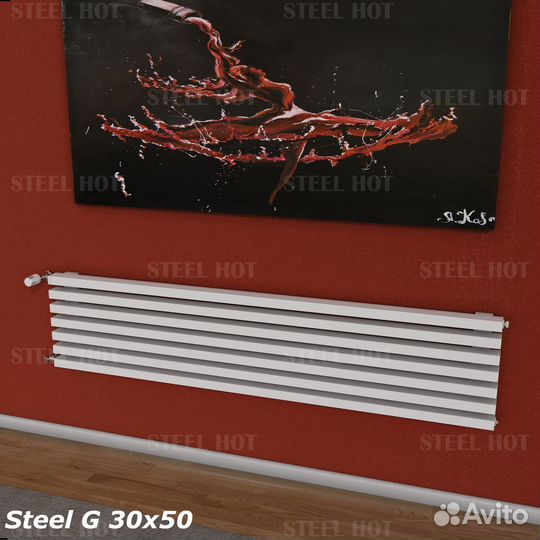 Дизайнерские радиаторы Steel Hot G 30x50