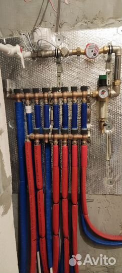 Монтаж отопления водоснабжения под ключ
