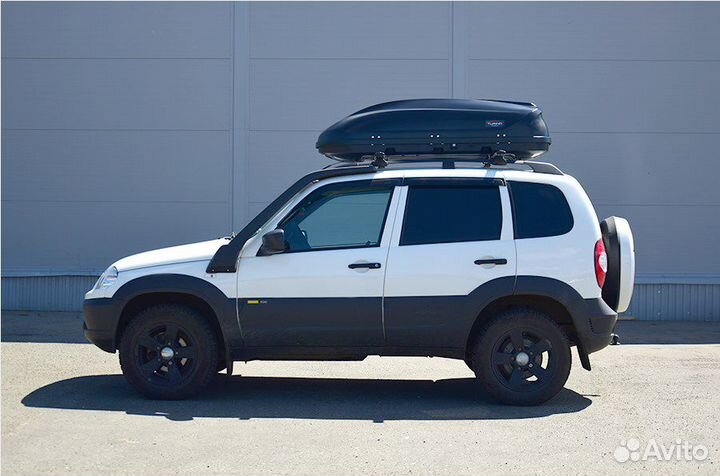 Автобокс на крышу Turino Compact (360 л) черный