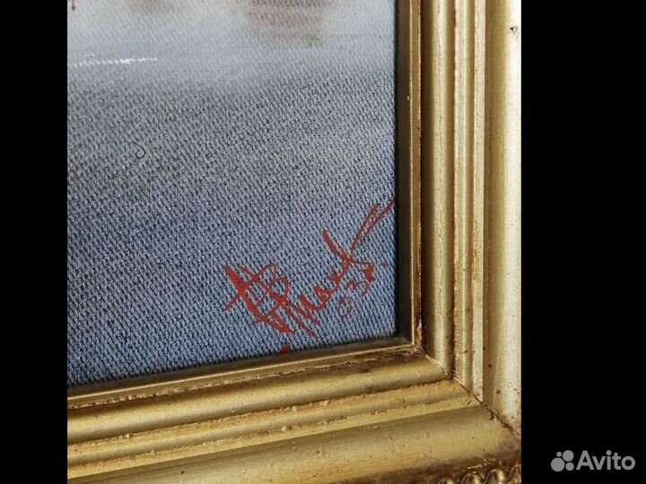 Картина холст масло 2003г