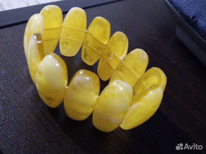 Браслет янтарь