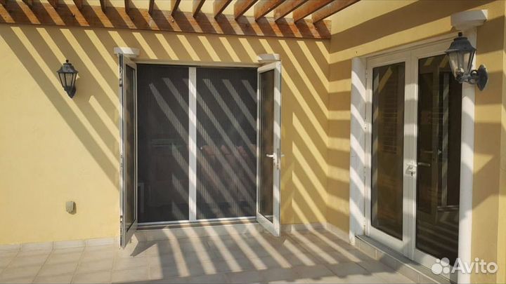 Складная москитная сетка плиссе