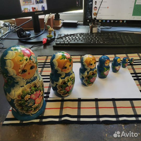 Матрешки: 7 сестричек; Маша и 2 медведя